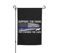 Drapeaux De Jardin Unit Police Dog Résiste Aux Intempéries Bannière Extérieure Coupe-Vent Et Étancheune Treer Drapeau Pour Balcon Fête Célébrations M