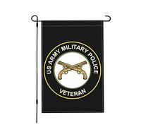 Drapeaux De Jardin United States Army Military Police Veteran Toutes Les Saisons Pelouse Drapeaux Coupe-Vent Et Étancheune Treer Drapeau Pour Ferme Jardinage M