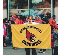 Drapeaux De Jardin Université Catholique D'Amérique Bannière Jardins Durable Bannières Extérieure Résistant Drapeau Fierté Pour Fête Balcon Défilé 90X152CM