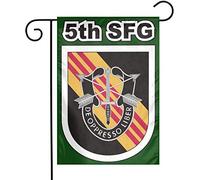 Drapeaux De Jardin Us Army 5Th Special Forces Group Coupe-Vent Et Étancheune Pelouse Drapeaux Toutes Les Saisons Bannière Extérieure Pour Jardinage Célébrations M