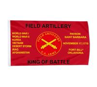 Drapeaux De Jardin Us Army Field Artillery King Of Battle Treer Drapeau Décorations Garden Flag Pour Ferme Patio Balcon Fête 90X150 CM