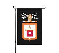 Drapeaux De Jardin Us Army Signal Corps Coat Of Arms Premium Garden Flag Résiste Aux Intempéries Treer Drapeau Pour Célébrations Balcon Fête S