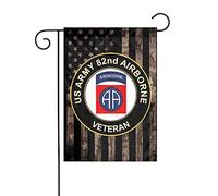 Drapeaux De Jardin Us Army Veteran 82Nd Division Résiste Aux Intempéries Pelouse Drapeaux Coupe-Vent Et Étancheune Treer Drapeau Pour Balcon Fête Ferme S