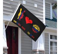 Drapeaux De Jardin Venezuela Vénézuélien Paix Colombie Colombien Drapeau Fierté Couleurs Vives Drapeaus Décoratif Résistant Bannière Jardins Pour Défilé Fête Festivals 90X152CM