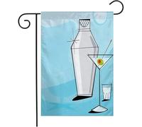 Drapeaux De Jardin Verre À Shot Style Rétro Des Années 1960, Idéal Pour Célébrer Un Événement Ou Un Renouveau Renforcé Avec Décoratif Drapeaux, Pour Les Défilés, Les Bureaux, 30x45cm