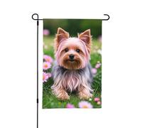 Drapeaux de jardin verticaux de bienvenue 30 × 45 cm, drapeaux floraux yorkshire, drapeau double face, bannière décorative d'extérieur pour toutes les saisons, vacances, cour, ferme