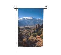 Drapeaux de jardin verticaux double face en toile de jute de 30,5 x 45,7 cm, drapeau de jardin du Colorado, drapeau de bienvenue pour décorations extérieures, cour, pelouse, terrasse