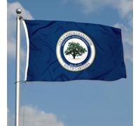 Drapeaux De Jardin Ville De North Charleston Double Face Bannière Décorative Uv Fade Résistant Drapeau De Bienvenue Pour Balcon Pelouse D'Intérieur 3X5 Ft