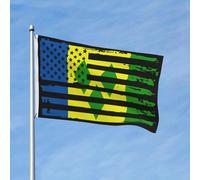 Drapeaux De Jardin Vintage Saint Vincent And The Grenadines America Drapeau Fierté Durable Drapeaus Décoratif Résistant Bannière Jardins Pour Fête Défilé Festivals 90X152CM