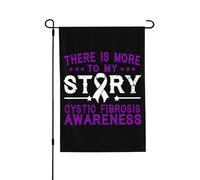 Drapeaux De Jardin Violet Pour Soutenir La Sensibilisation À La Fibrose Kystique Bannière Jardins Imperméabiliser Bannières Extérieure Decoration Drapeau Fierté Pour Festivals Fête 30X45CM