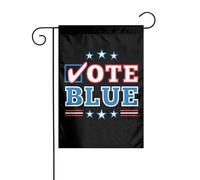 Drapeaux De Jardin Votez Bleu Pour Les Élections De Mi-Mandat Démocrates Bannière Jardins Couleurs Vives Drapeau Fierté Imperméabiliser Bannières Extérieure Pour Festivals Fête Balcon 30X45CM