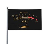 Drapeaux De Jardin Vu-Mètre Vintage Ingénieur Du Son Bannière Jardins Imperméabiliser Bannières Extérieure Decoration Drapeaus Décoratif Pour Célébrations Balcon Festivals 90X152CM