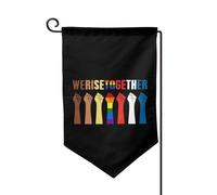 Drapeaux De Jardin We Rise Together Equality Social Treer Drapeau Décorations Pelouse Drapeaux Toutes Les Saisons Drapeau Extérieur Pour Ferme Célébrations Patio M