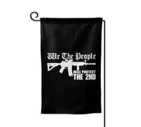 Drapeaux De Jardin We The People Ar15 Will Protect The 2Nd Amendment Treer Drapeau Premium Bannière Extérieure Coupe-Vent Et Étancheune Pelouse Drapeaux Pour Jardinage Patio Ferme M