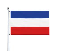Drapeaux De Jardin Yougoslavie 1918-1941 Résiste Aux Intempéries Garden Flag Décorations Pelouse Drapeaux Pour Ferme Balcon Fête Célébrations 90X150Cm