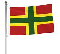 Drapeaux De Jardin Zomi Re-Unification Organisation Drapeau Fierté Durable Drapeaus Décoratif Résistant Bannières Extérieure Pour Fête Balcon Défilé 90X152CM