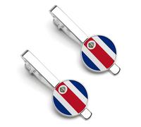 Drapeaux De La République Du Costa Rica Accessoires De Cravate Pour Hommes Pince À Cravate Classique Cadeau Pour Hommes Barre De À Pinces Affaires
