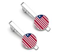 Drapeaux De La République Du Libéria Pinces À Cravate Pour Hommes Barre De Cravate Mariage Affaires Pour La Vie Quotidienne Anniversaire De Mariage Cadeaux D'Affaires