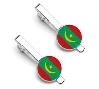 Drapeaux De La République Islamique De Mauritanie Pinces À Cravate Pour Hommes Barre De Cravate Mariage Affaires Pour La Vie Quotidienne Anniversaire De Mariage Cadeaux D'Affaires