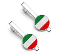 Drapeaux De La République Italienne Pinces À Cravate Pour Hommes Barrettes À Cravate Cravates Mariage Affaires Pour La Vie Quotidienne Anniversaire De Mariage Cadeaux D'Affaires