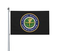 Drapeaux de l'administration fédérale de l'aviation des États-Unis 0,9 x 1,5 m Drapeau de décoration extérieure Bannière légère Drapeaux de fête à la maison Yard 3 x 5 drapeaux
