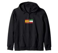 Drapeaux de l'Espagne et de la Guinée équatoriale - Équato-guinéen Espagnol Sweat à Capuche