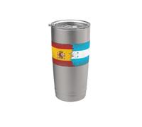 Drapeaux de l'Espagne et du Honduras - Hondurien espagnol Gobelet isotherme en acier inoxydable double paroi