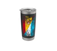 Drapeaux de l'Espagne et du Honduras - Hondurien espagnol Gobelet isotherme en acier inoxydable double paroi
