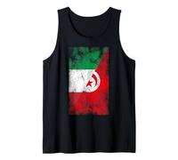 Drapeaux de l'Italie et de la Tunisie - Tunisien Italien Débardeur