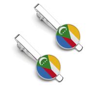 Drapeaux De L'Union Des Comores Pinces À Cravate Pour Hommes Barrettes À Cravate Cravates Mariage Affaires Pour La Vie Quotidienne Anniversaire De Mariage Cadeaux D'Affaires