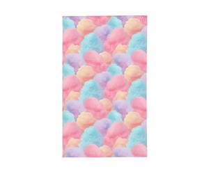 Drapeaux de maison de cour couleurs pastel barbe à papa, 9,6 x 1,5 m, bannière de vœux avec œillets pour décoration intérieure ou extérieure