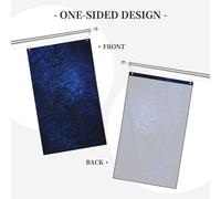 Drapeaux de maison de jardin en grain bleu marine de minuit, 91 x 152 cm, bannière de vœux avec œillets, décoration d'intérieur ou d'extérieur