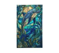 Drapeaux de maison de jardin en verre teinté avec œillets pour décoration intérieure ou extérieure - 91 x 152 cm