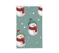 Drapeaux de Noël avec bonhomme de neige - 9,1 x 1,5 m - Joli drapeau de jardin double face pour maison, cour, extérieur et intérieur - Décoration de fête