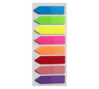 Drapeaux de page, 8 couleurs autocollantes pour livres, onglets adhésifs colorés pour notes, drapeaux, autocollants fluorescents pour étudiants, enseignants, travailleurs