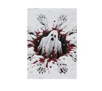 Drapeaux de paix « Coming Out Of The Snow Ground » pour l'extérieur - Bannière de Noël pour décoration de cour - 71 x 101 cm - Double face