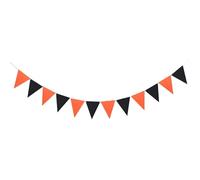 Drapeaux de parti Drapeaux colorés, Drapeaux de fête 12pcs multicolore feutre banderole fanion anniversaire guirlande mariage(Color7)