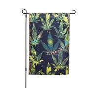 Drapeaux de pavillon « A Puff in Time Weed Leaves » avec motifs, adaptés pour la décoration de jardin, de balcon et de terrasse.