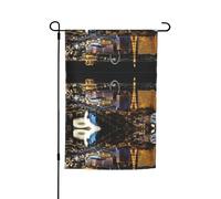 Drapeaux de pavillon Las Vegas avec motifs, drapeaux verticaux, adaptés pour balcon, jardin et porche.