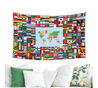 Drapeaux de pays Bannières du Monde, Bannières de Drapeaux du Monde Bannière - Bannière Décorative Anti-UV Drapeau du Monde | 90x150cm Grand Drapeaux de Pays Fond pour Extérieur, Bannière