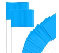 Drapeaux De Pelouse,100 Pièces Drapeaux De Signalisation Pour Dresseur Chien Et Limite - Signalisation Résistants Aux Intempéries Pour Dressage Canin Construction Jardinage Décoration Extérieure