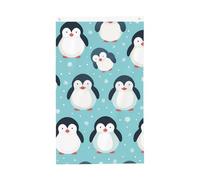 Drapeaux de pingouins mignons 9,1 x 1,5 m - Drapeau de jardin antarctique double face pour maison, cour, extérieur et intérieur - Décoration de fête