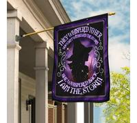 Drapeaux De Pirate Double Face Drapeau De Décoration Drapeaux De Vacances Magie De Sorcière Noire Je Suis La Sorcière Des Tempêtes Ils Lui Ont Murmuré : Tu Peux Murmurer La Tempête S