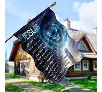 Drapeaux De Pirate Drapeaux De Vacances Supérieure Drapeau De Décoration Décoration Pour Porche Patio Maison Lion Jésus Est Mon Dieu, Mon Roi, Mon Seigneur, Mon Sauveur, Mon Guérisseur M