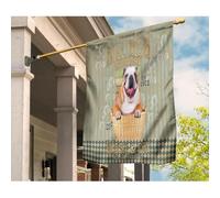 Drapeaux De Pirate Drôle Drapeau De Jardin Coupe-Vent Et Étancheune Drapeaux De Vacances Décoration Pour Extérieure Maison Balcon Bulldog Wash And Dry Vintage Pour La Laverie S