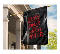 Drapeaux De Pirate Drôle Jardin Signe Durable Drapeaux De Vacances Décoration Pour Pelouse Balcon Maison Ciseaux De Coiffure : Tout Ce Dont Vous Avez Besoin, C’Est D’Amour Et De Beaux Cheveux S