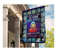 Drapeaux De Pirate Durable Drapeau De Décoration Jardin Signe Décoration Pour Patio Balcon Porche Comptable Née Pour Être Une Maman Au Foyer Avec Un Chien, Forcée De Travailler Comme Comptable M