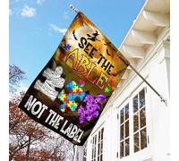 Drapeaux De Pirate Durable Drapeau De Jardin Supérieure Drapeau De Décoration Décoration Pour Patio Balcon Extérieure L'Énigme De L'Autisme : Voyez Les Capacités, Pas L'Étiquette. Sorcière. S