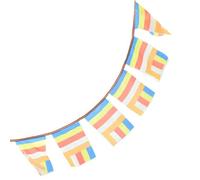 Drapeaux de Prière Bouddhistes 1 Chaîne en Soie Cinq Couleurs