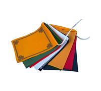 Drapeaux de prière tibétains - Petits drapeaux tibétains traditionnels colorés | Artisanat décoratif du Cheval du Vent | Pour amis, famille, anniversaire, fête, maison, voyage, extérieur